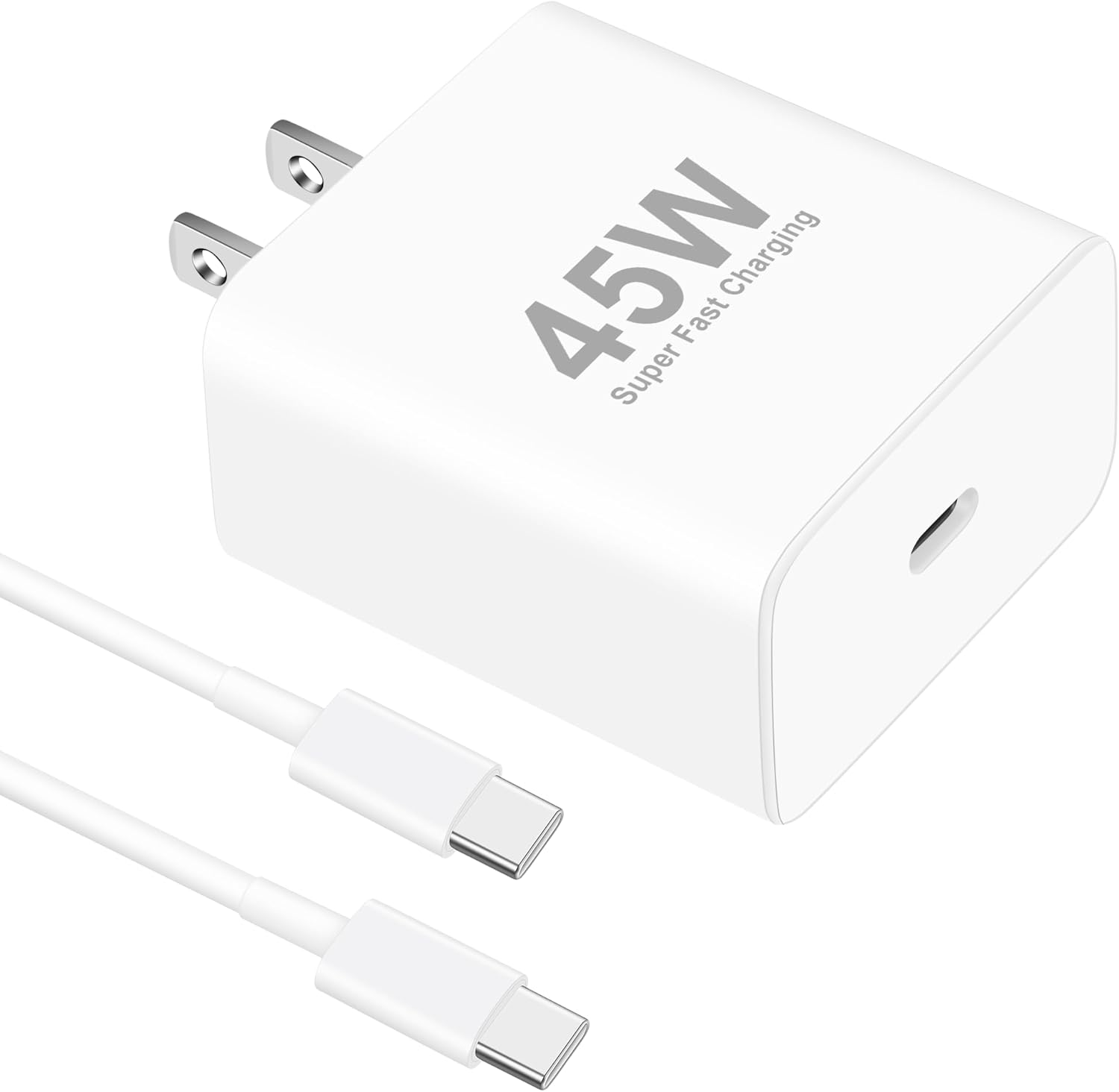 45W Pixel Fast Charger & 6FT USB C Cable for Google Pixel 10/9/8/7/6/5/4 XL & Pixel Tab