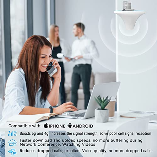 Amplificador de sinal de celular doméstico 5G ATT Straight Talk 5G 4G LTE Amplificador de sinal de c