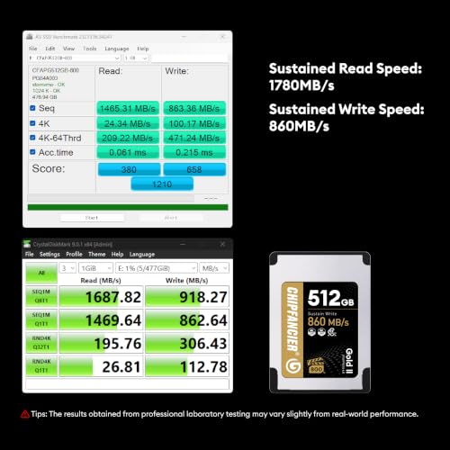 Image of 256GB CFexpress 4.0 Type A Card Up to 1750MB /s Read Speed & 1750MB /s Write Speed Type A Memory Card for RAW 4K /8K Video Recording Compatible with Sony Alpha Sony FX Cameras Dull Gold