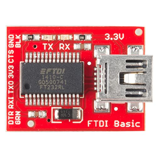 Sparkfun Ftdi Basic Breakout - 3.3V Development Tool With Usb Mini-B Connector Save Space And Money In Your Diy Electronics Projects Pinout Of This Board Matches The Ftdi Cable #TOP1