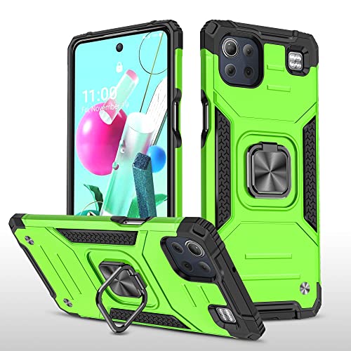 Case Cover Bundles Compatible With Lg K92 5G Holder Phone Case Pc And Tpu Phone Case Case Strong Shock Proof Protective Case Two Layer Protective Phone Case Back Cover Phone Case ( Color : Green ) #TOP2