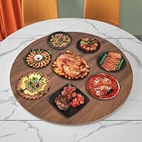 Amazon｜中華円卓用ターンテーブル、木製回転ディナープレート