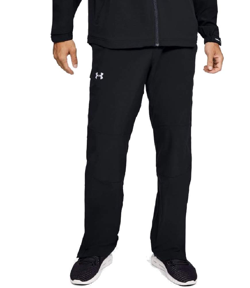 Under Armour Men's Black (001)/White Hockey Warm Up Pants Hockey Warm Up Pants, Xl