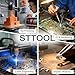 STTOOL Upgraded Solder Fume Extractor, Low-Power Smoke Air Purifier, Solder Smoke Fume Extractor with 4-Layer Filtration, Portable Smoke Absorber Remover & DIY Work Fan for Soldering Station