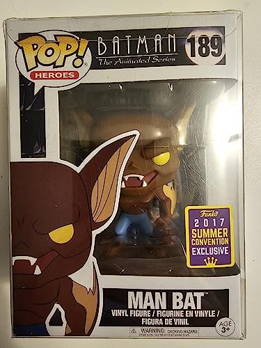Funko Pop! Sdcc 2017 Batman The Animated Series Man Bat, Limited Edition Summer Convention Exclusive