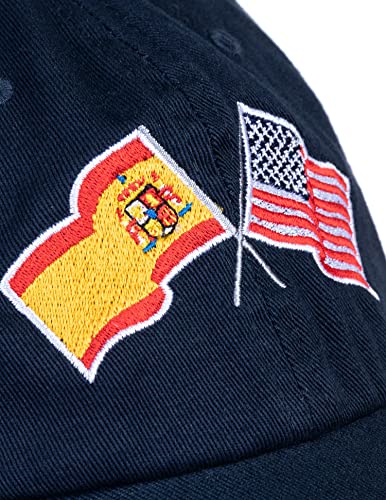 Image of Ann Arbor T-shirt Co. American Friendship Nations Flag Baseball Low Profile Dad Hat for Men Women