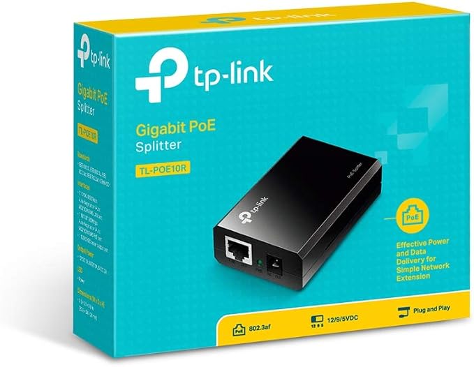 Omada TL-PoE10R Splitter PoE Gigabit IEEE 802.3af miniatura 5