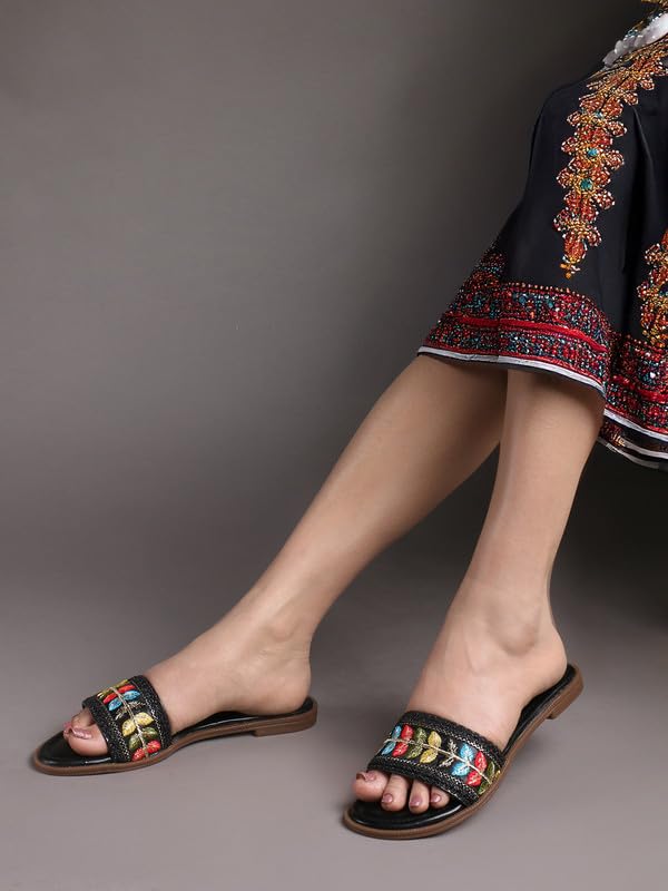 Image of Sukun DV 9004 Women's Lightweight Cushioned Flat Sandals Stylish Adjustable & Slip-Resistant Comfort for Girls & Ladies