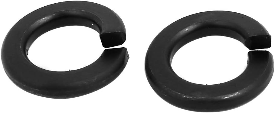 20pcs 9/16-inch Quality Parts Inner Dia Carbon Steel Split Lock Spring Washer Gasket Black Model:27as351qo520