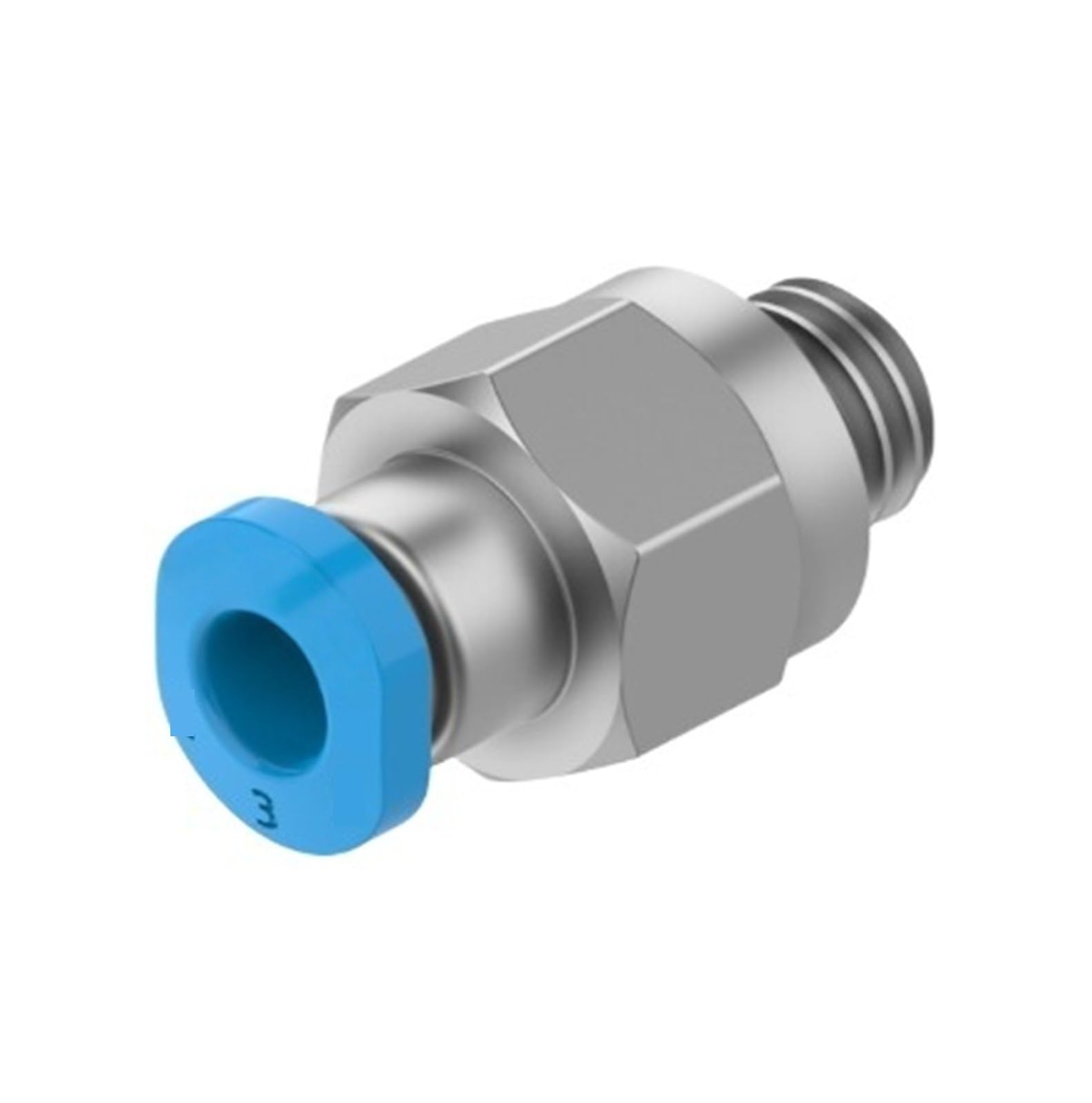 10PCS 8112908 Pneumatic Push-in Connector External Thread M5 3mm Outer Diameter Original