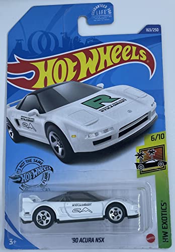 Hot Wheels - Acura NSX '90 1:64 Blanco miniatura 1