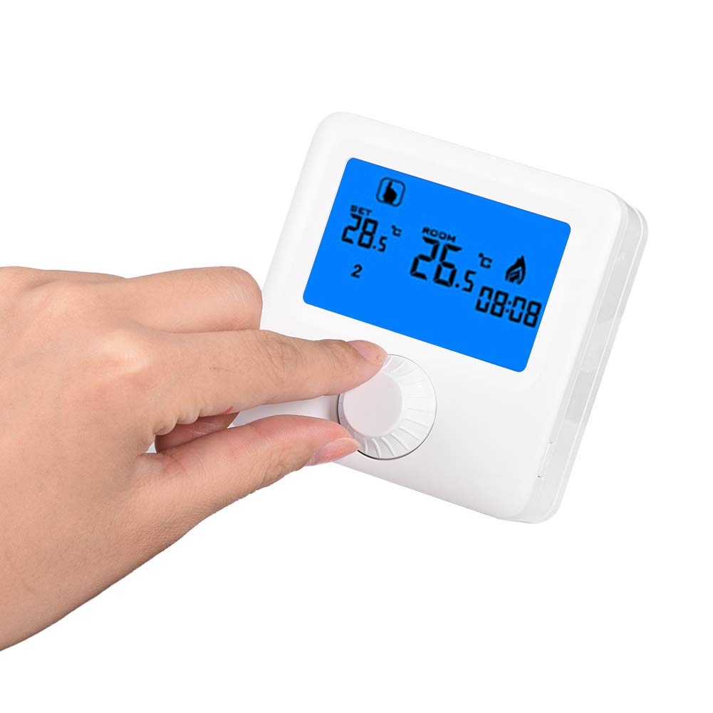 Cyfrowy Termostat Programowalny Bezprzewodowy Termostat Grzewczy z Wyświetlaczem LCD