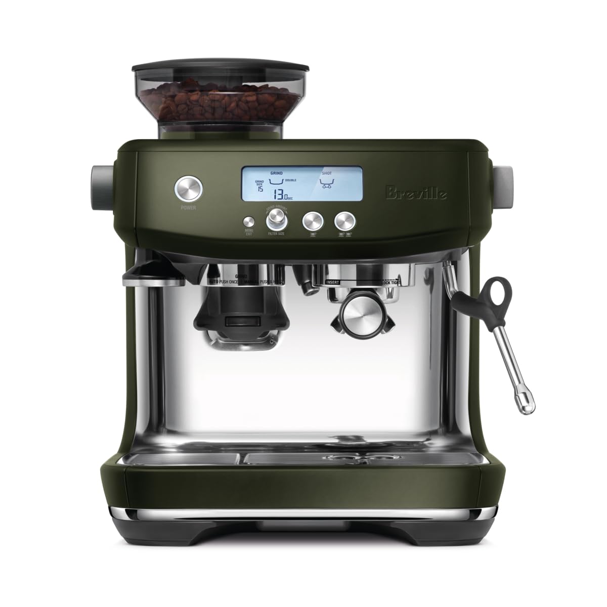 Amazon.co.jp: Breville Barista Pro エスプレッソマシン、オリーブ