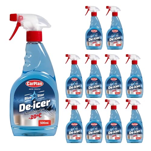 Carplan, Dégivreur Blue Star, 500 ML (Paquet de 12)
