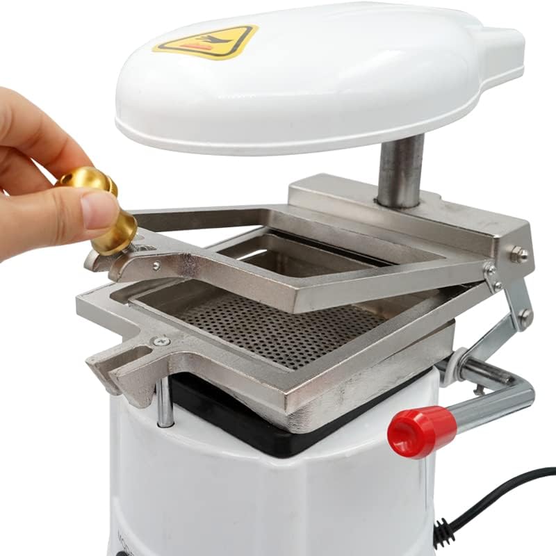 Dental Vacuum Former Forming Laminator Machine Oral Material Making Tools Dental Orthodontic Laboratory Equipment White