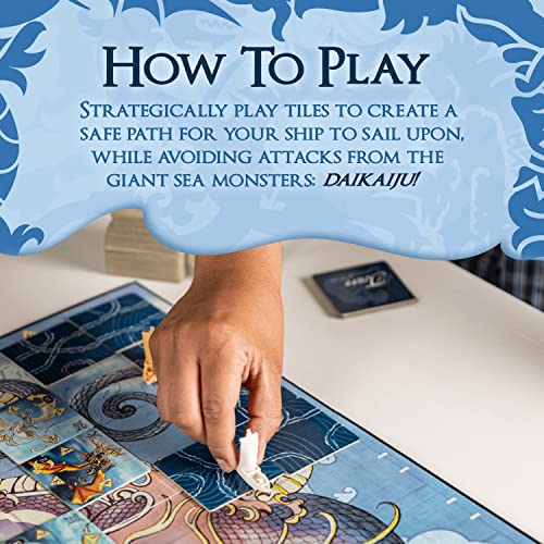 Tsuro of the Seas juego de mesa para 2-8 jugadores miniatura 3