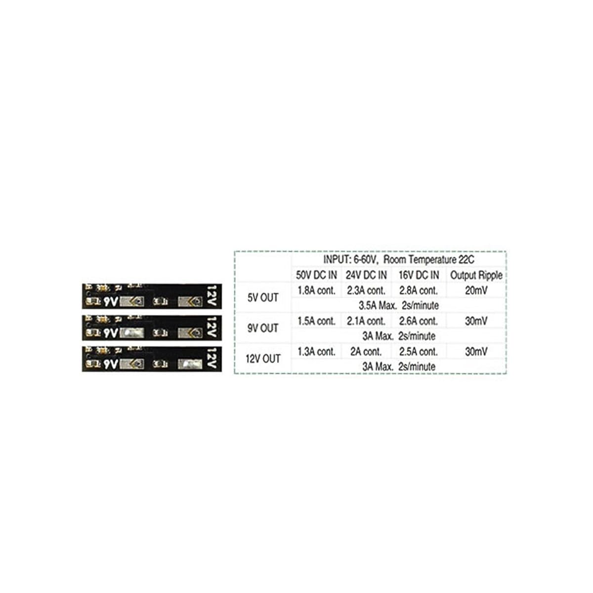 Micro BEC 6-60V a 5V/9V/12V Regolatore di Tensione Step-Down Regolabile per 5/6/7 Pollici 210mm 250mm Fino a 12s Fibra di Carbonio FPV Racing Quad Frame X Quadcopter