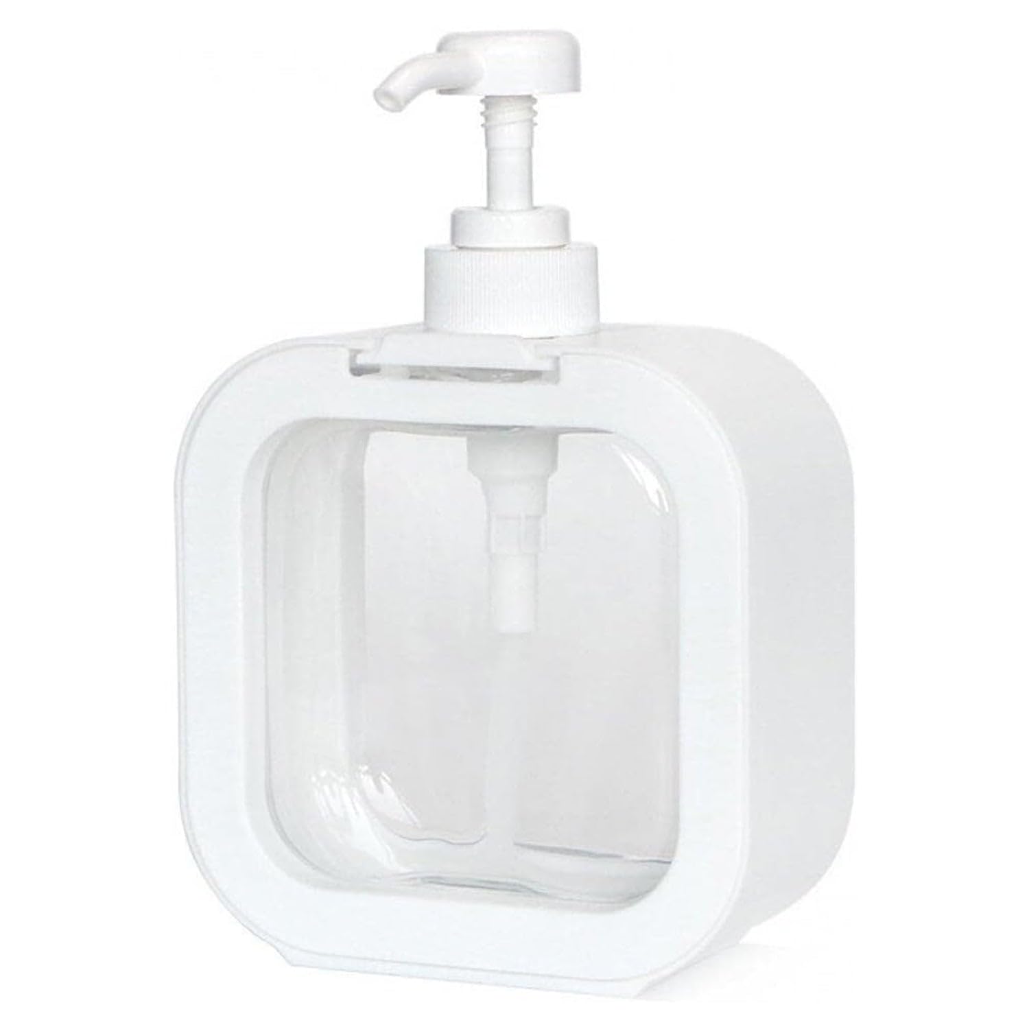 Snap Sink Dispenser Plastic Clear Empty Pump Lotion Bottles (1 Set)-image-33