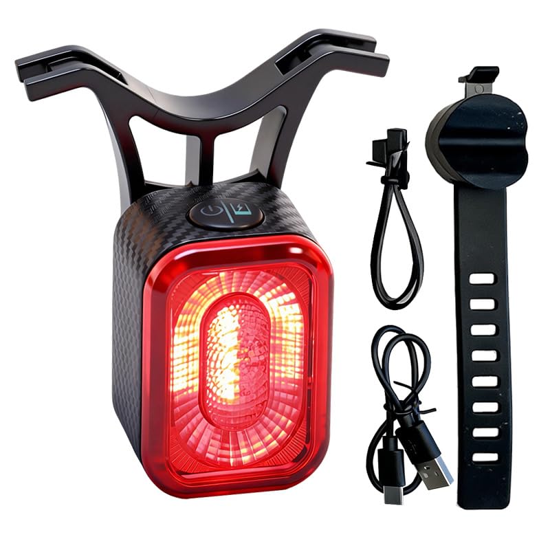 Smart Bike Tail Light Brake Sensor Auto On/Off for Night Riding