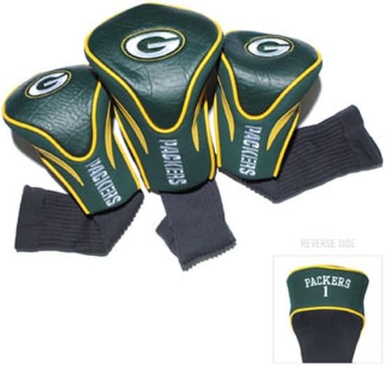 Team Golf NFL Cincinnati Bengals Contour Golf Club Headcovers (3 Count) Numbered 1, 3, & X, Fits Oversized Drivers, Utility, Rescue & Fairway Clubs, Velour Lined for Extra Club Protection