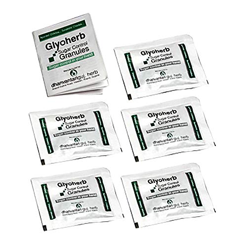 Image of Dhanvantari Glyoherb Sugar Control Granules - Pack of 2 (120 Pouches)