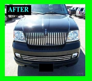 fits LINCOLN NAVIGATOR 2005-2006 LOWER CHROME GRILLE GRILL KIT 05 06 LIMITED LUXURY ULTIMATE ELITE