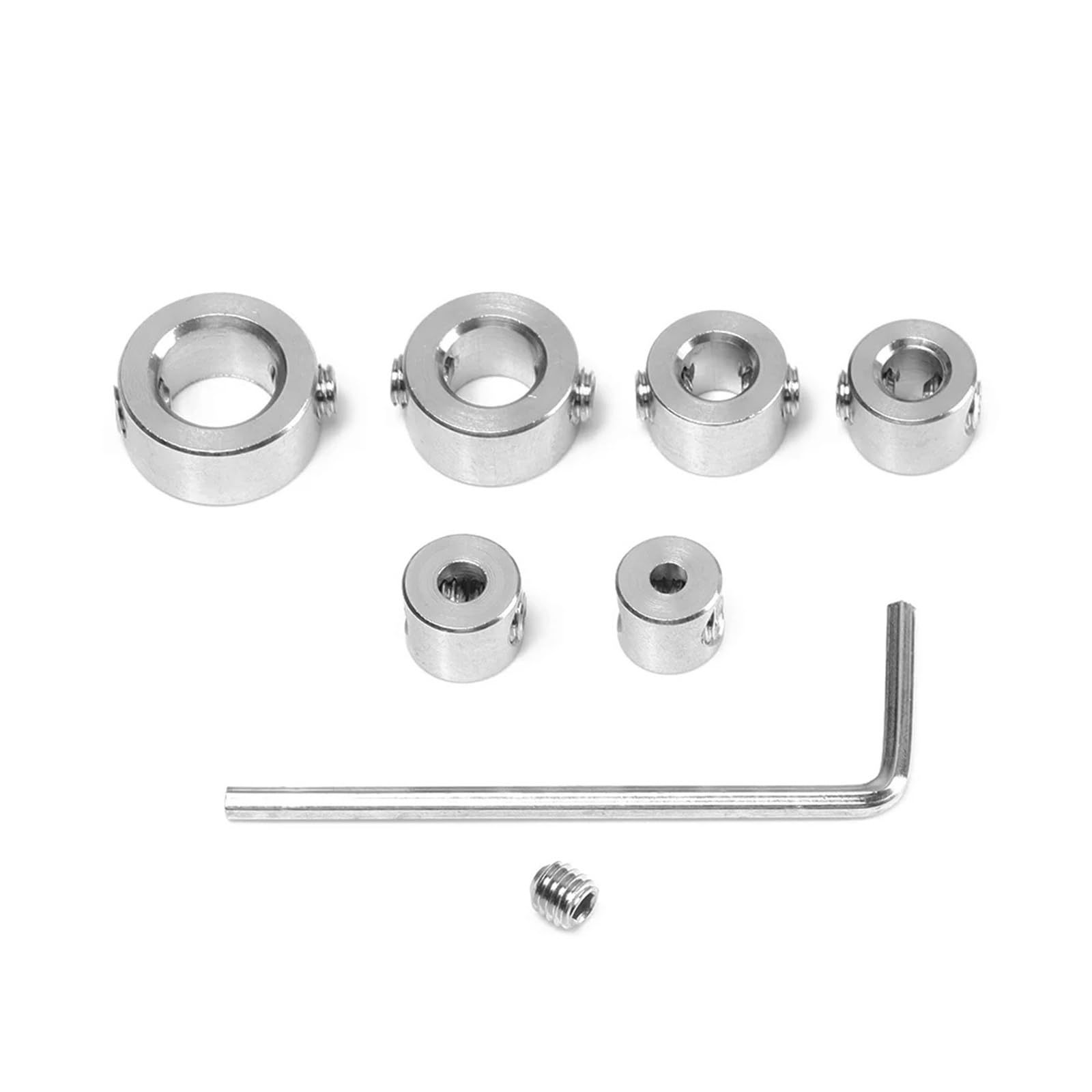 Anillo de tope de profundidad de broca en acero inoxidable resistente | Modelo A