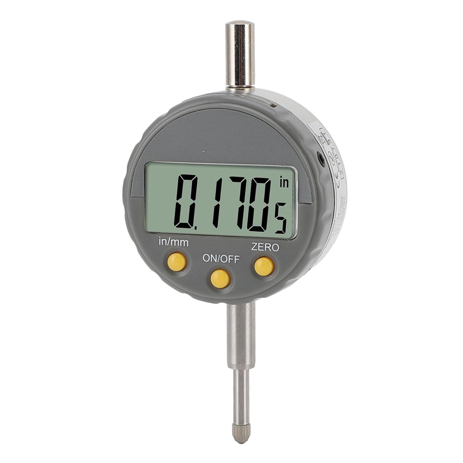 Digitale Messuhr aus Aluminiumlegierung, 0–12,5 Mm, mit LCD-Display, 0,001 Mm Auflösung, Geeignet für Maschinen und Labore