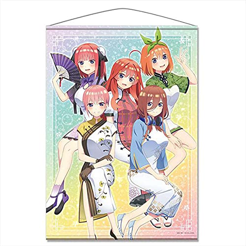 Amazon.co.jp: 五等分の花嫁∬ B1タペストリー[一花&二乃&三玖&四葉&五