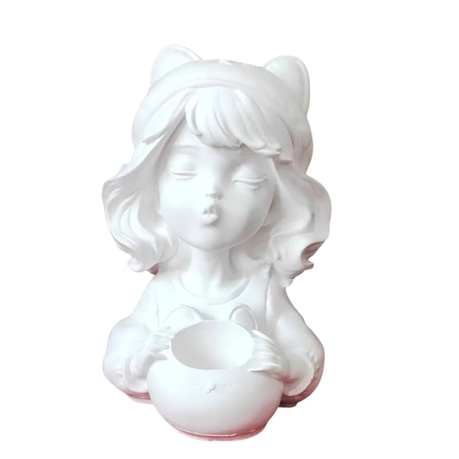 Amazon.co.jp: Whbbbj DIYぬりえ石膏人形、3Dペイントされた石膏