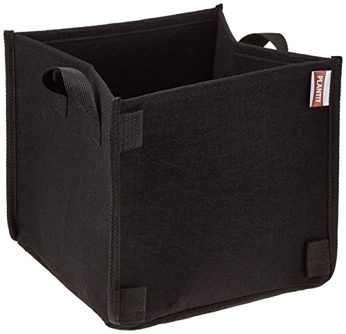 PLANT !T 17L 5gals Square Base Dirt Pot with Handle