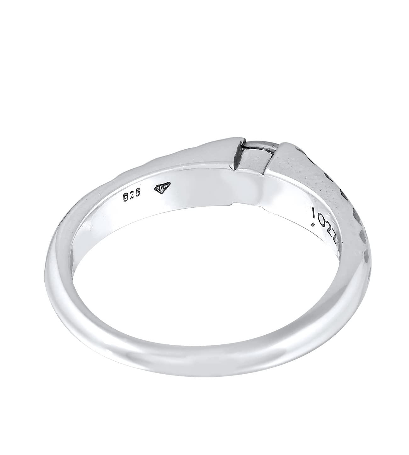 Kuzzoi Anillo para hombre con piedra labradorita moderno en plata de ley 925, elegante anillo de plata con anillo parcialmente oxidado, anillo de banda para hombres de tamaño 60 – 66, 0609191521