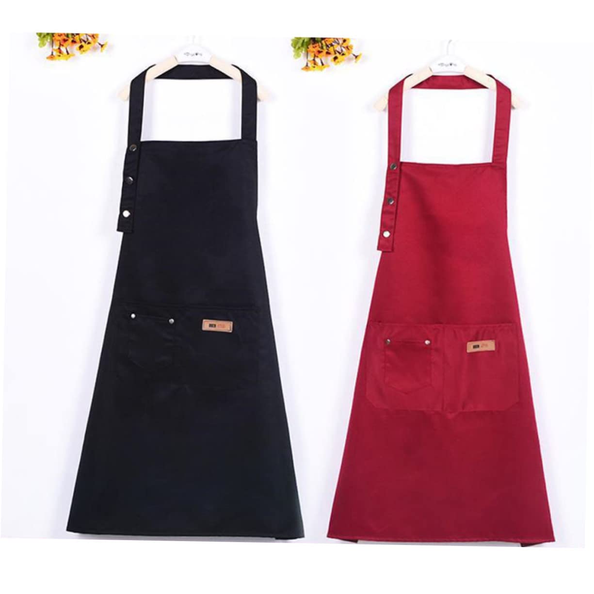 2 Piezas Delantales Para Hombre Para Asar Babero De Cocina Delantales De Barbacoa Artesanal De Granja A Prueba De Aceite Profesional