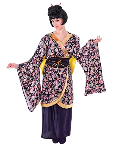 Bristol Novelty Costume de Geisha. Adulte, AC625, Multi-Colour, Size 10-14 Halloween
