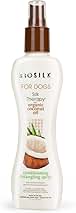 BioSilk Silk Therapy Conditioning Detangling Spray for Dogs with Natural Coconut Oil - Dog Matted Hair Detangler Conditioner for Dogs, Dematting Grooming Supplies, 7 Fl Oz