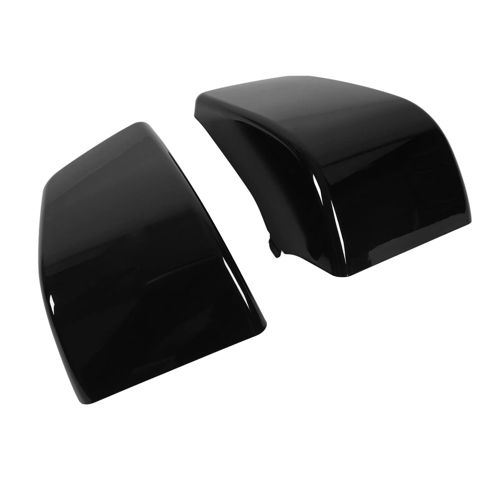 Couvercles de carénage côté batterie Shadow VT750 ACE custom noir ABS - 7