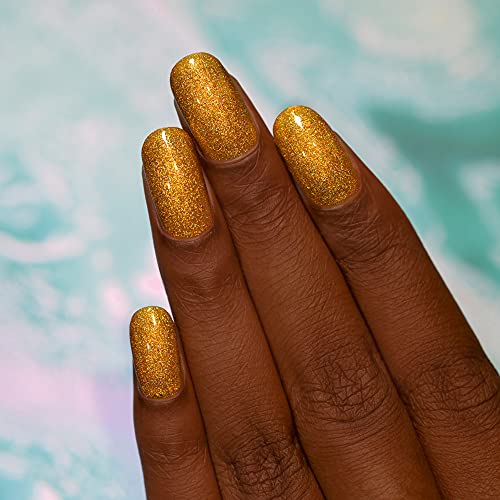 Image of ILNP Sunglow - Glowing Gold Holographic Nail Polish