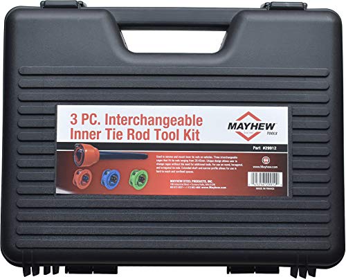 Mayhew Tools 29912 Interchangeable Tie Rod Tool Kit, 4-Piece Set, Black - Thumbnail 3