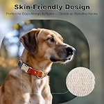 Plutus Pet Genuine Leather & Hemp Dog Collar – Adjustable Heavy Duty Pet Collar with Quick Release Metal Buckle, Soft & Stylish for Puppy and Small, Medium, Large Dogs (Blue, XS) - Image 4