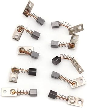 10PCS Carbon Brushes 3x3x4mm Replacement Set for Saeyang Series Micromotor Handpiece Dental Grinding Machine Models H37L1 H35SP1 SH37L M45 SH37LN SM45C