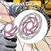 rockible Bike Disc Brake Rotor with Screws 160mm Replace Men Women Heat Dissipation Bicycle Rotor Braking for Sports Mountain Bike, Pink