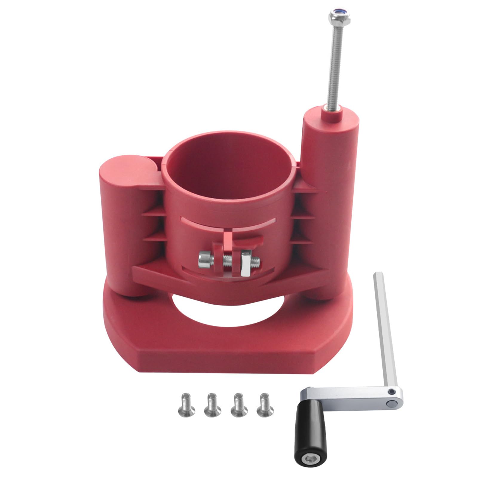 Msioytog Lifting Base Router Lift, Router Lift For 63.8-65Mm Diameter Motor Woodworking Table Insert Plate Base Table Lifting Tool