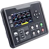 Gettimore Contrôleur de groupe électrogène DC62D pour surveillance du groupe électrogène diesel avec écran LCD couleur de 4,3', interface RS485/USB, IP54