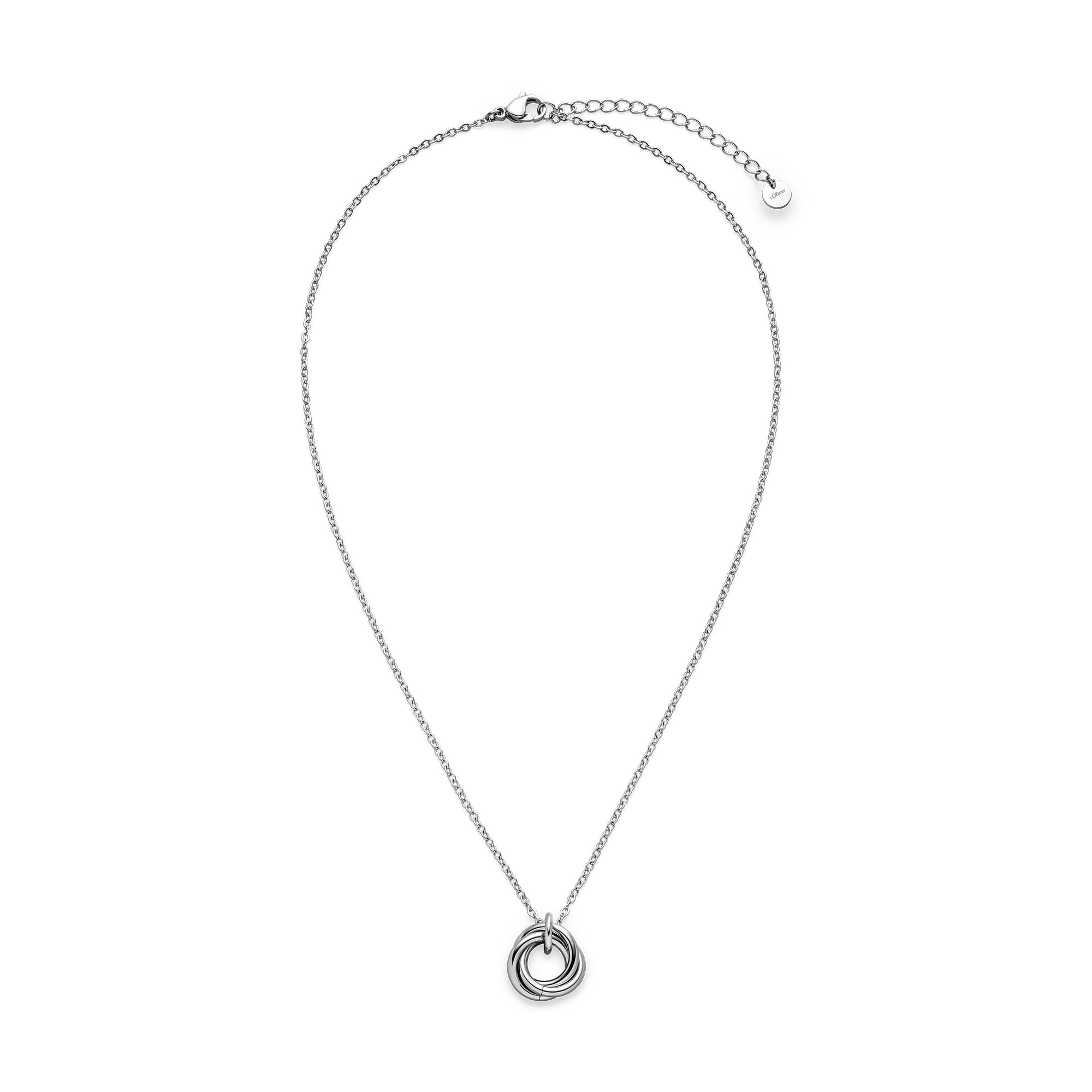 s.Oliver Damen Schmuck – Halsketten, Ohrstecker & Armbänder mit Knoten-Detail aus Edelstahl in verschiedenen Farben – Modern & Stilvoll – Perfekte Geschenkidee