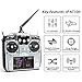 Radiolink AT10II 12 Channels 2.4G RC Transmitter and Receiver R12DS & PRM-01 Voltage Telemetry Radio Controller for RC Airplane FPV Racing Drone Quad Helicopter Car and Boat (Grey Mode 2 Left Hand)