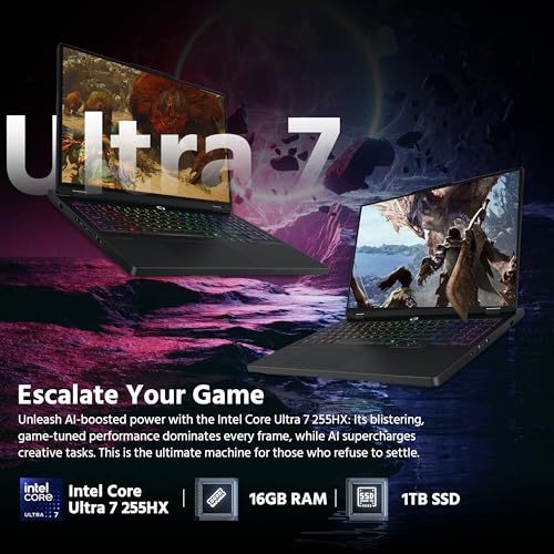 Legion Pro 5i 16" WQXGA OLED 165Hz AI-Powered Gaming Laptop, Intel 20-Core Ultra 7 255HX, GeForce RTX 5060 GDDR7, 16GB DDR5, 1TB SSD, RGB retroilluminata, Win 11 Pro, Nero, 1TB Docking - Notebook - Immagine 2