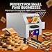 HTTSICHI Commercial Conveyor Toaster w/ 1 Slice Wide Slot, 150 Slice/hour Commercial Toaster w/ 7.2’’ Wide and 3‘’ Opening, Industrial Kitchen Cooking bagel w/Stainless Steel and Heavy Duty