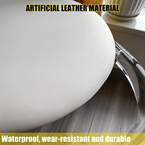 Chaise de maquillage transparente pour petits espaces et entrée ordonnée - 7