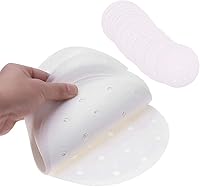 Vista 7 de 300 piezas de forros redondos de bambú para freidora de aire de 7.5 pulgadas, hojas de papel pergamino perforado de primera calidad, esterilla