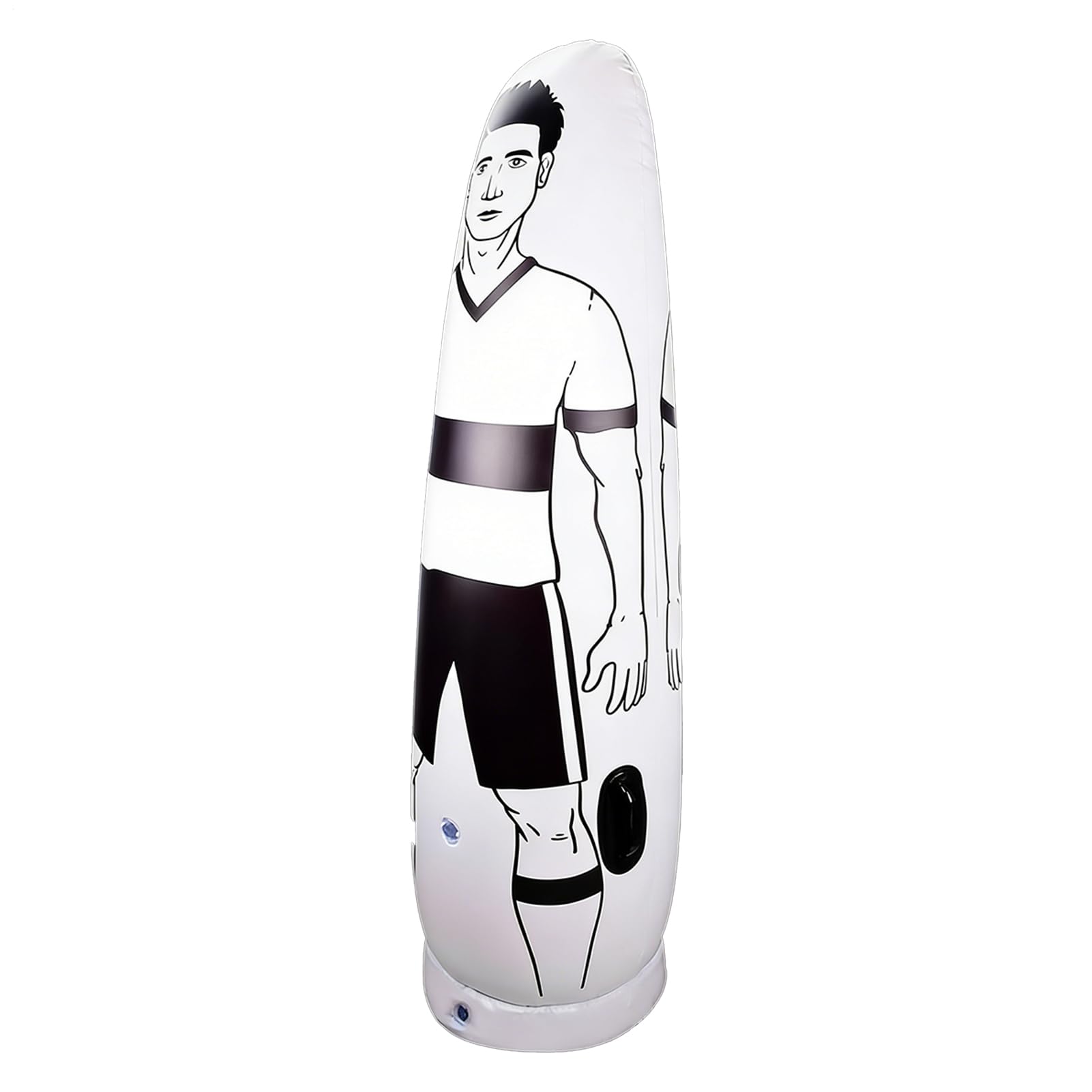 Fútbol de defensa de la pared, robusto diseño de PVC con alta protección para entrenamiento de agilidad – Ayuda de entrenamiento para profesionales, entusiastas principiantes, niños y adolescentes